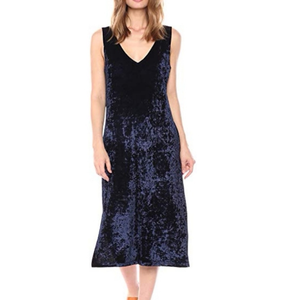 BB Dakota Catrall Crushed Velvet maxi Dress